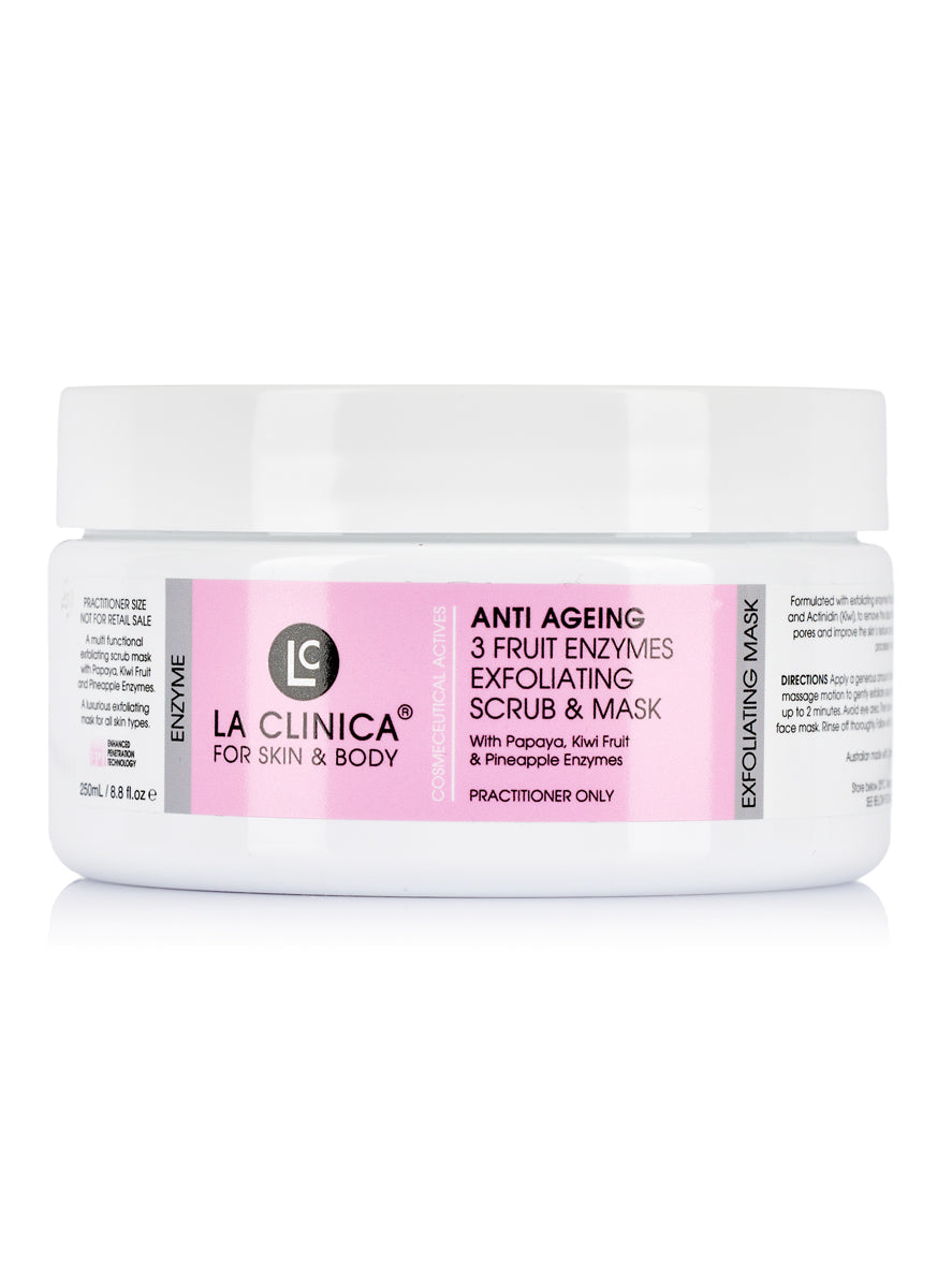 Practitioner Anti Ageing 2 in 1 Fruit Enzyme Exfoliating Scrub & Mask 250mL